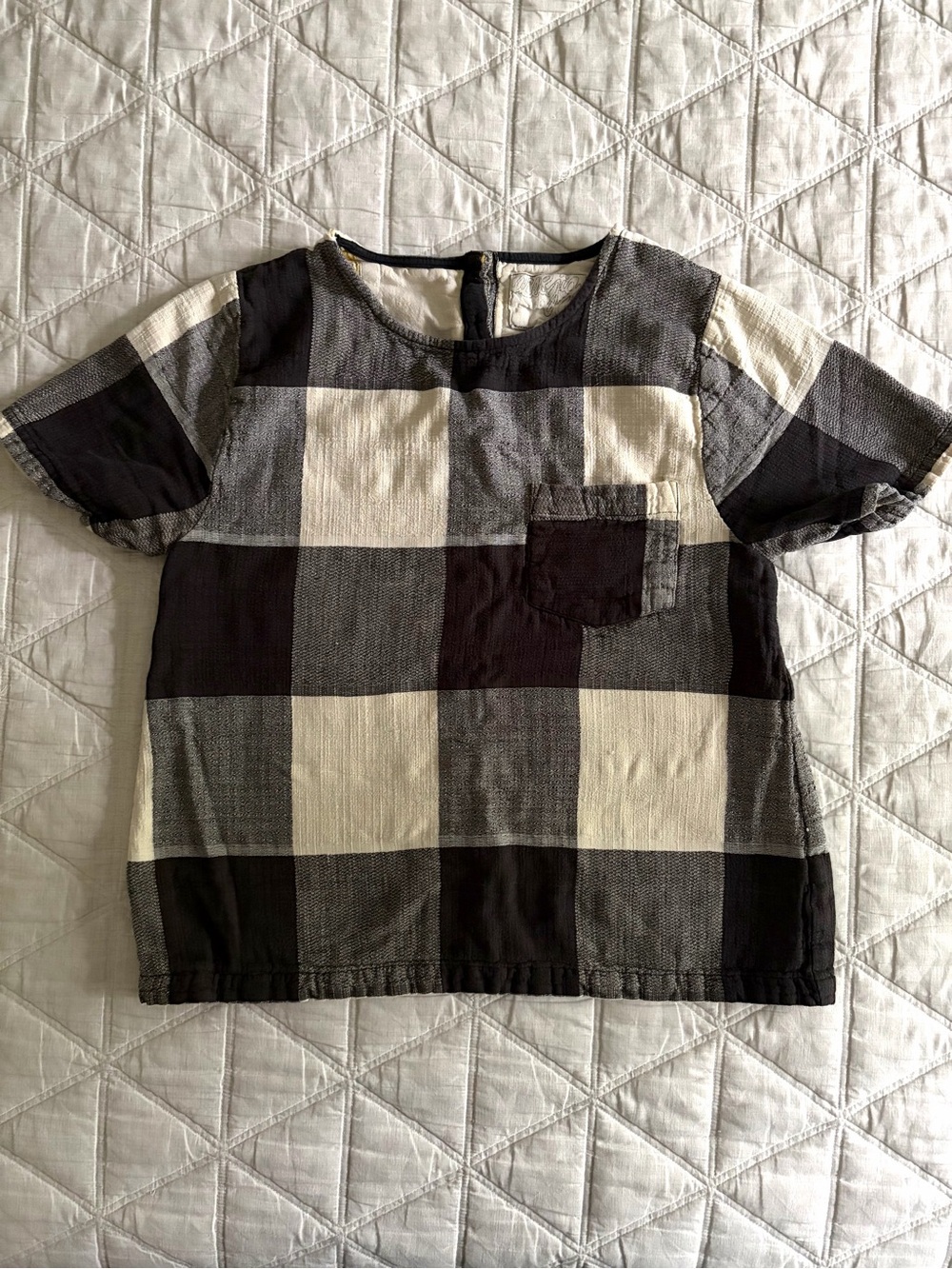 Ace & Jig pocket tee top in domino